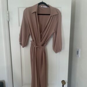 Trendy mauve jumpsuit